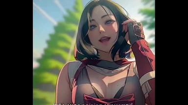 Mikasa bị đụ trong rừng