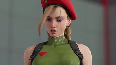 Cammy White từ Street Fighter trong cuộc giao hợp dâm đãng điên cuồng
