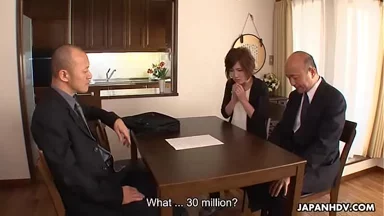 Con điếm châu Á phải địt để cứu chồng tham lam của mình