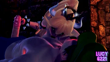 Mario và Luigi đụ Bowsette