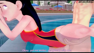 Violet Parr trong hồ bơi POV đụ | Gia Đình Siêu Nhân | Phiên bản ngắn (xem full trên RED, cảnh extra premium)