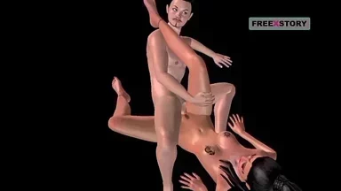 Video khiêu dâm 3D hoạt hình: Đàn ông Nhật Bản fuck giữa vú bhabhi Ấn Độ