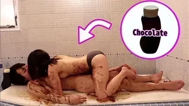 Sex choco trơn trượt trong phòng tắm ngày Valentine - Đỉnh điểm thật của cặp đôi trẻ Nhật Bản nóng bỏng
