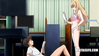 Cô gái làm việc ở công ty hoạt hình khiêu dâm địt chàng thực tập viên nam duy nhất